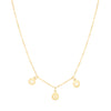 14K Yellow Gold "Mom" Necklace