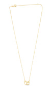 14K Yellow Gold Handcuff Necklace