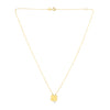 14K Yellow Gold Clover Necklace