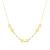 14K Yellow Gold Butterfly Necklace