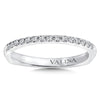 14K White Gold Diamond Wedding Band