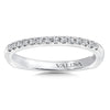 14K White Gold Diamond Wedding Band