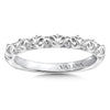 14K White Gold Diamond Wedding Band