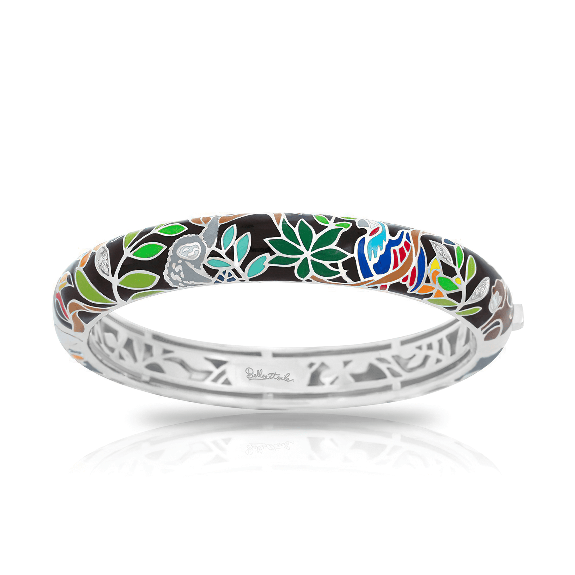Sterling Silver Rainforest - Canopy Bangle