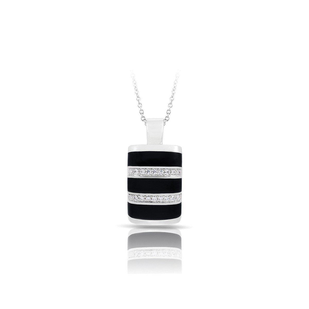 Sterling Silver Regal Stripe Pendant