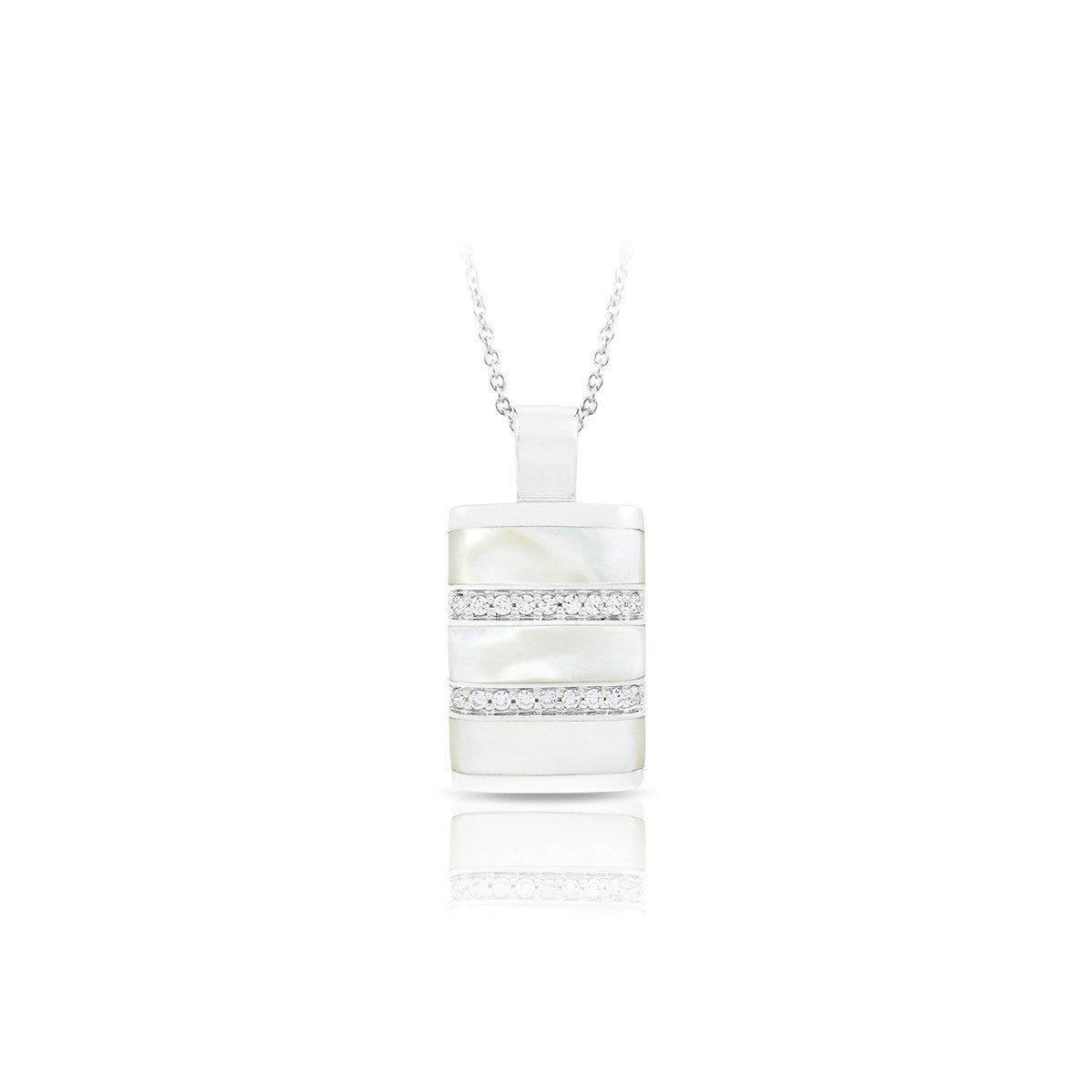 Sterling Silver Regal Stripe Pendant