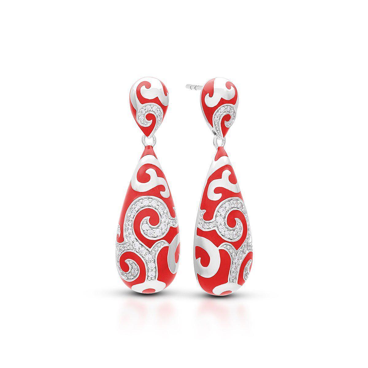 Sterling Silver Royale Drop Earrings