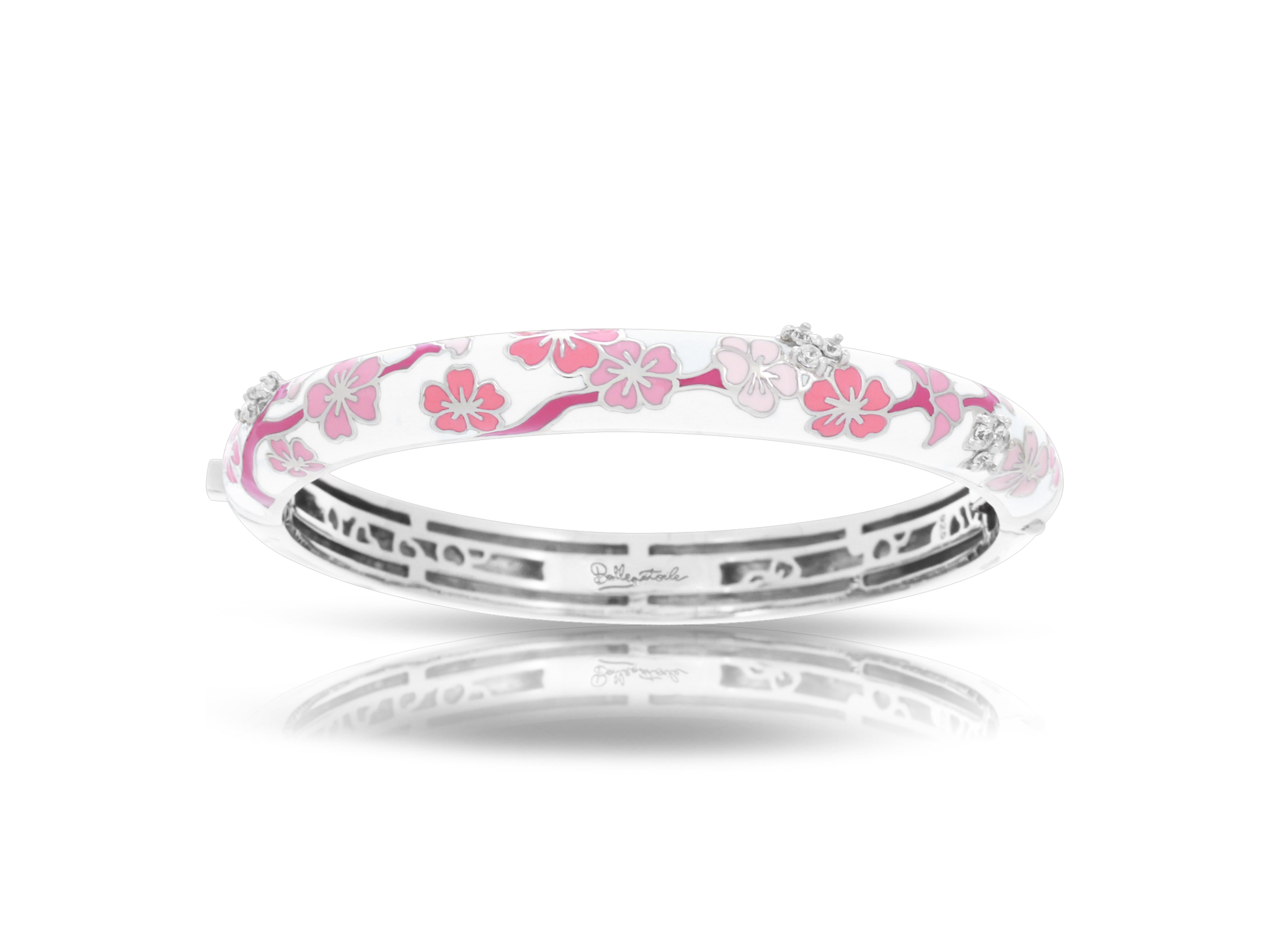 Sterling Silver Sakura Bangle