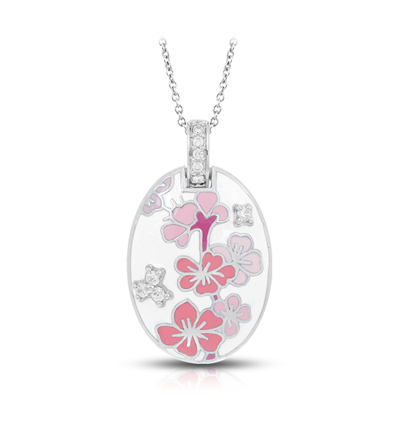 Sterling Silver Sakura Pendant