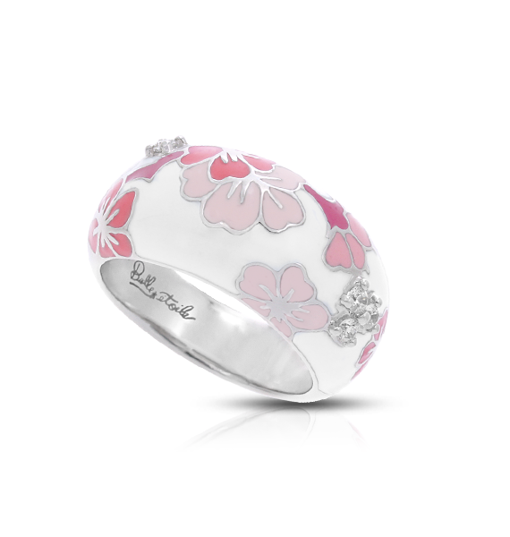 Sterling Silver Sakura Ring