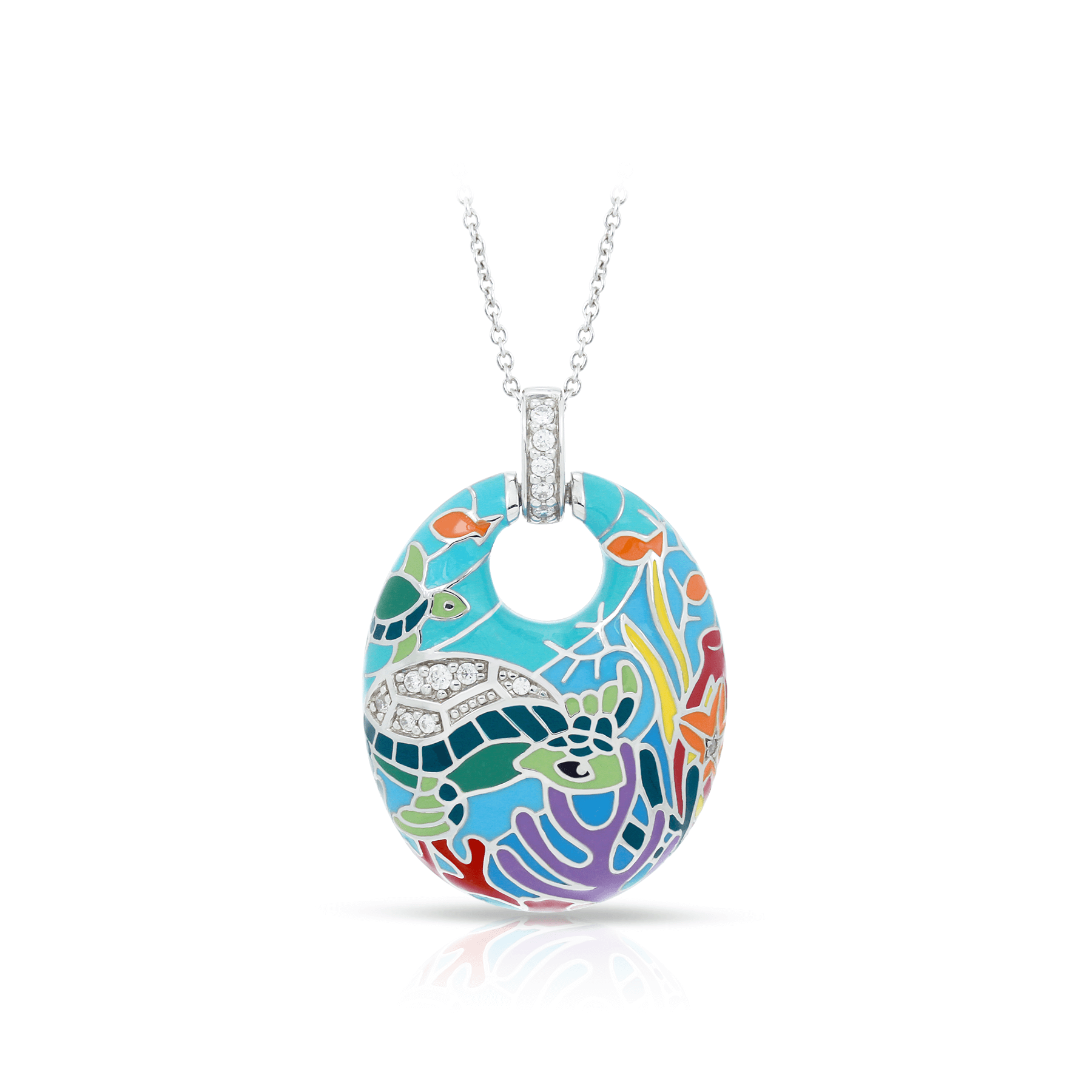 Sterling Silver Sea Turtle Pendant