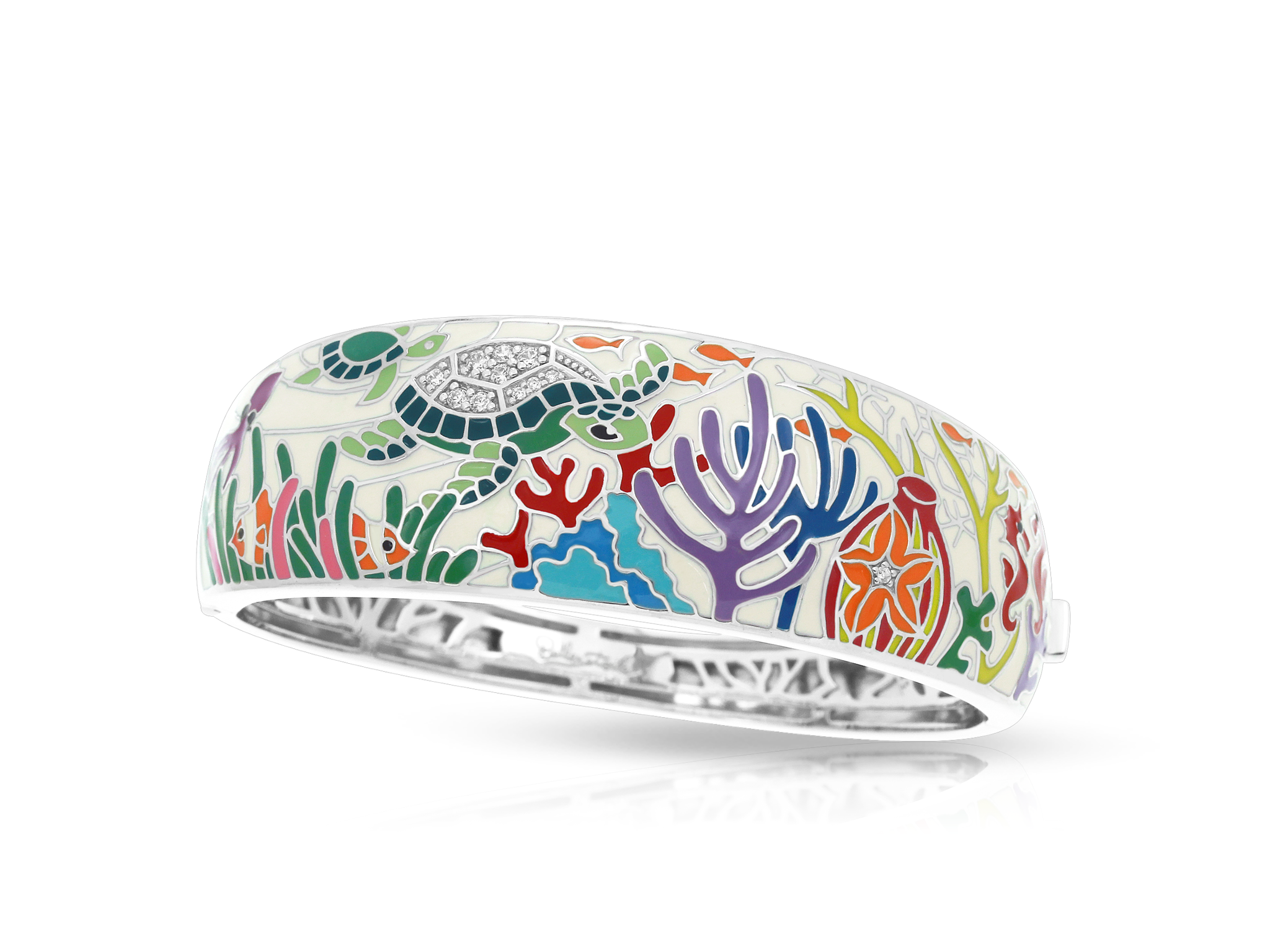 Sterling Silver Sea Turtle Bangle