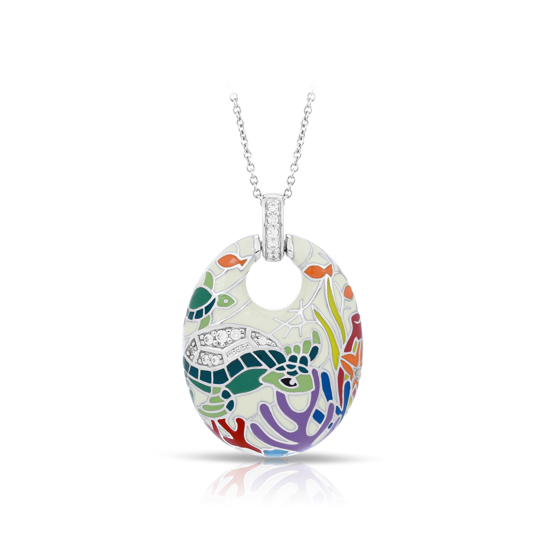 Sterling Silver Sea Turtle Pendant