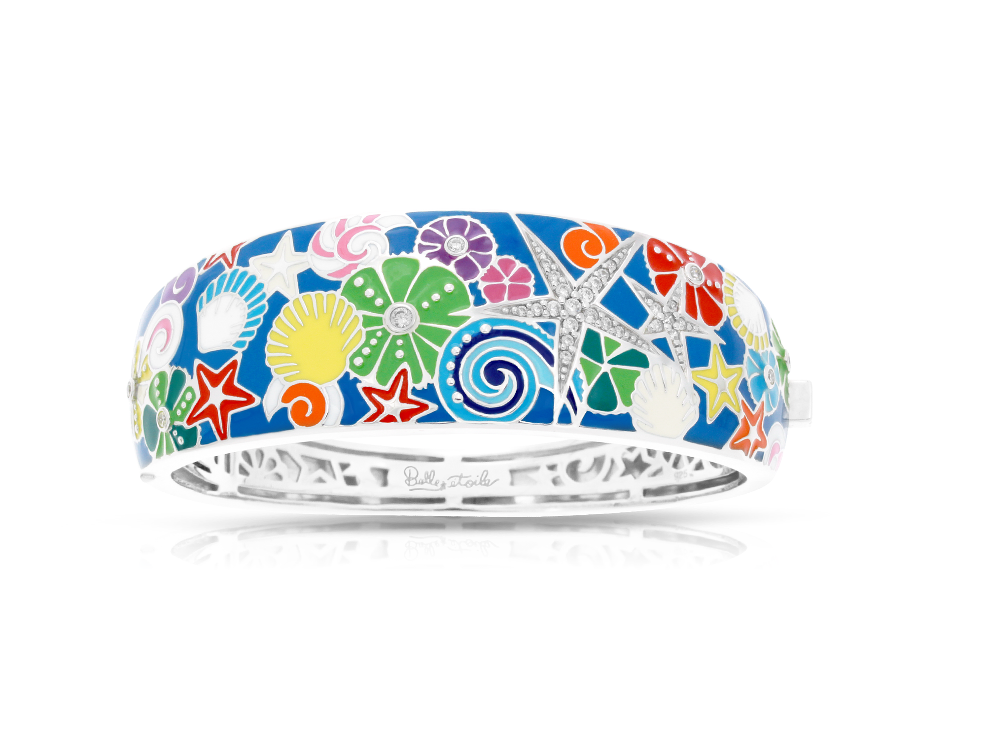 Sterling Silver Starfish Bangle