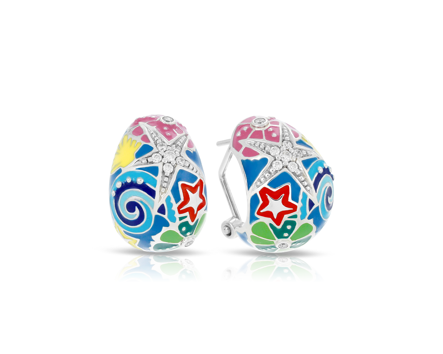 Sterling Silver Starfish Earrings