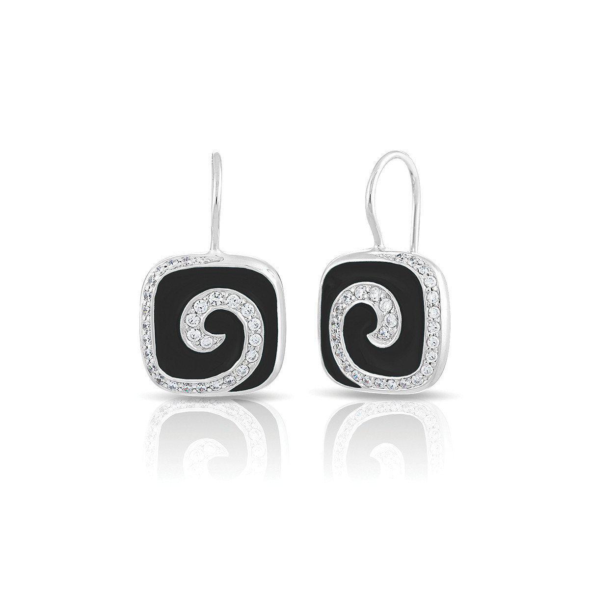 Sterling Silver Swirl Earrings