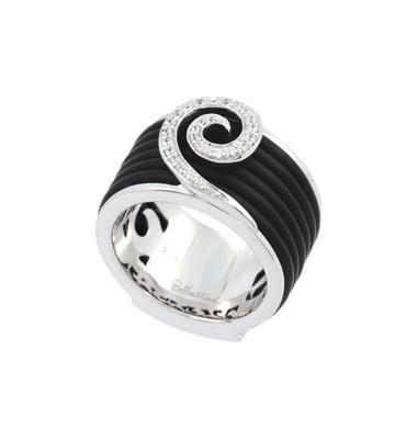 Sterling Silver Swirl Rubber Ring