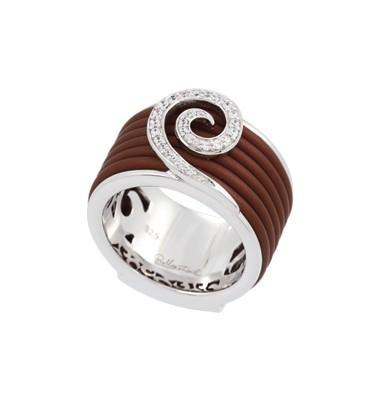 Sterling Silver Swirl Rubber Ring