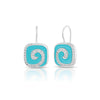 Sterling Silver Swirl Earrings