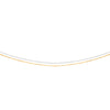 14K Two-Tone-Gold 1.1mm Multi-Strand Chain Necklace