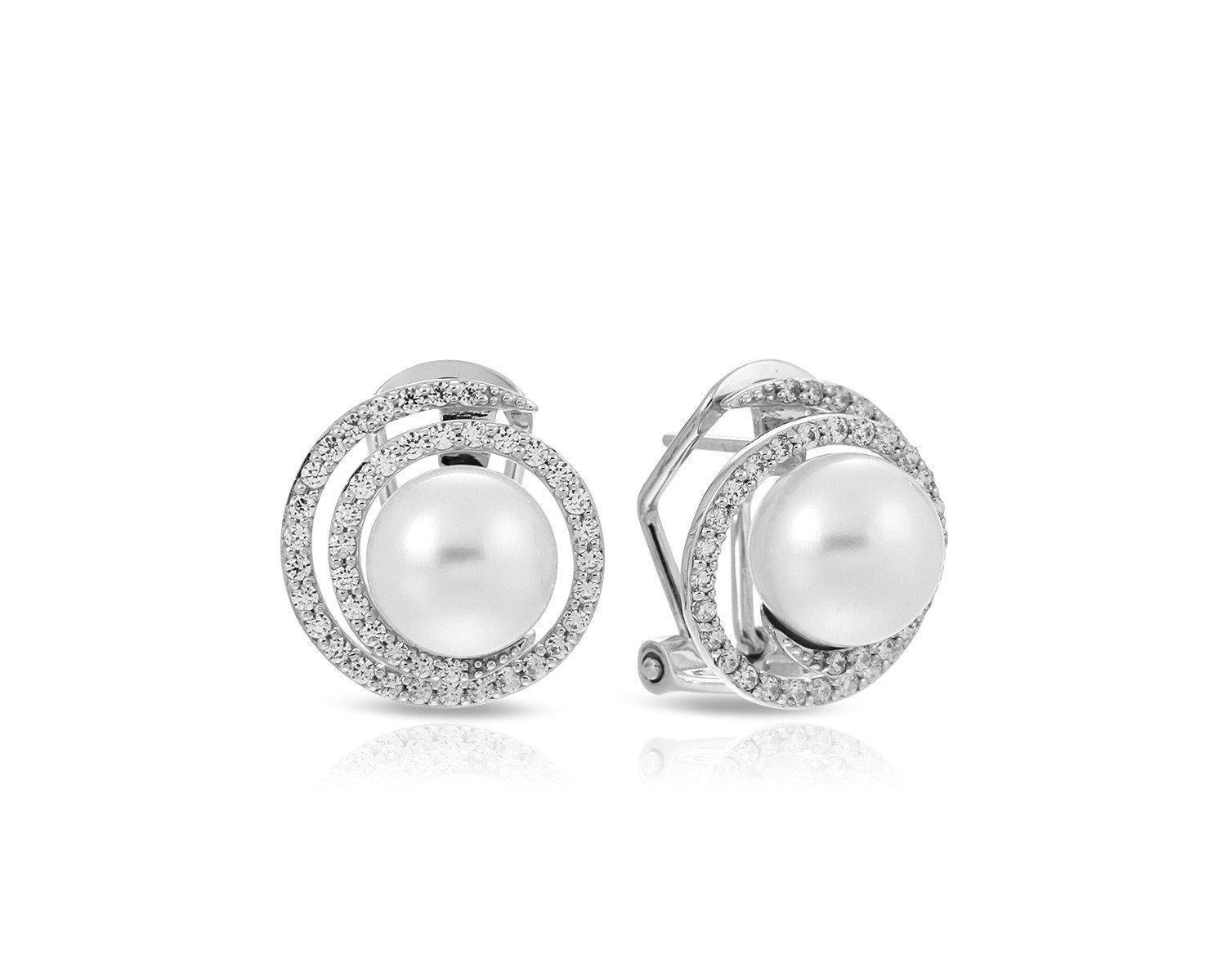 Sterling Silver Théa Earrings