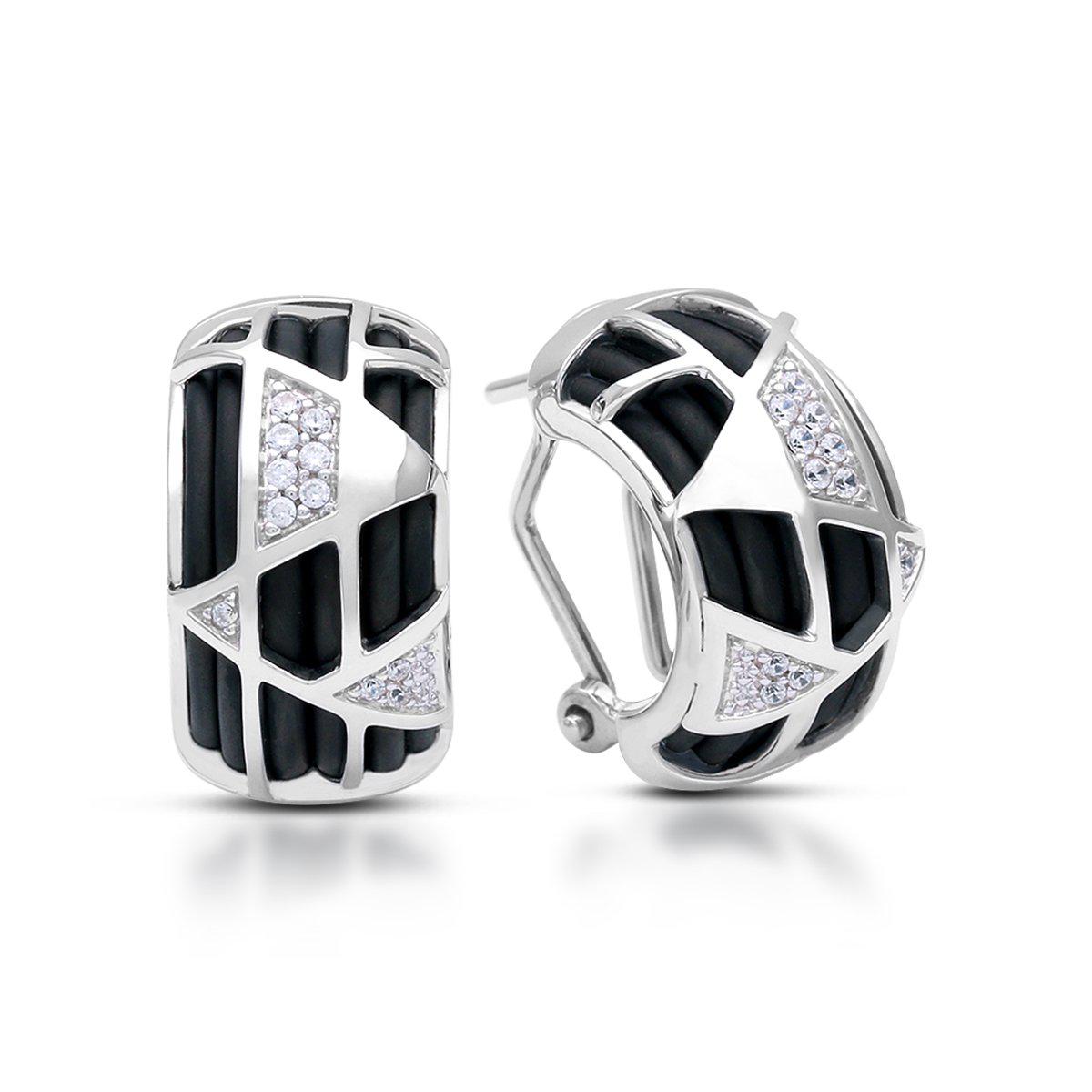 Sterling Silver Trilogy Earrings