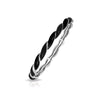 Sterling Silver Twist Grande Bangle