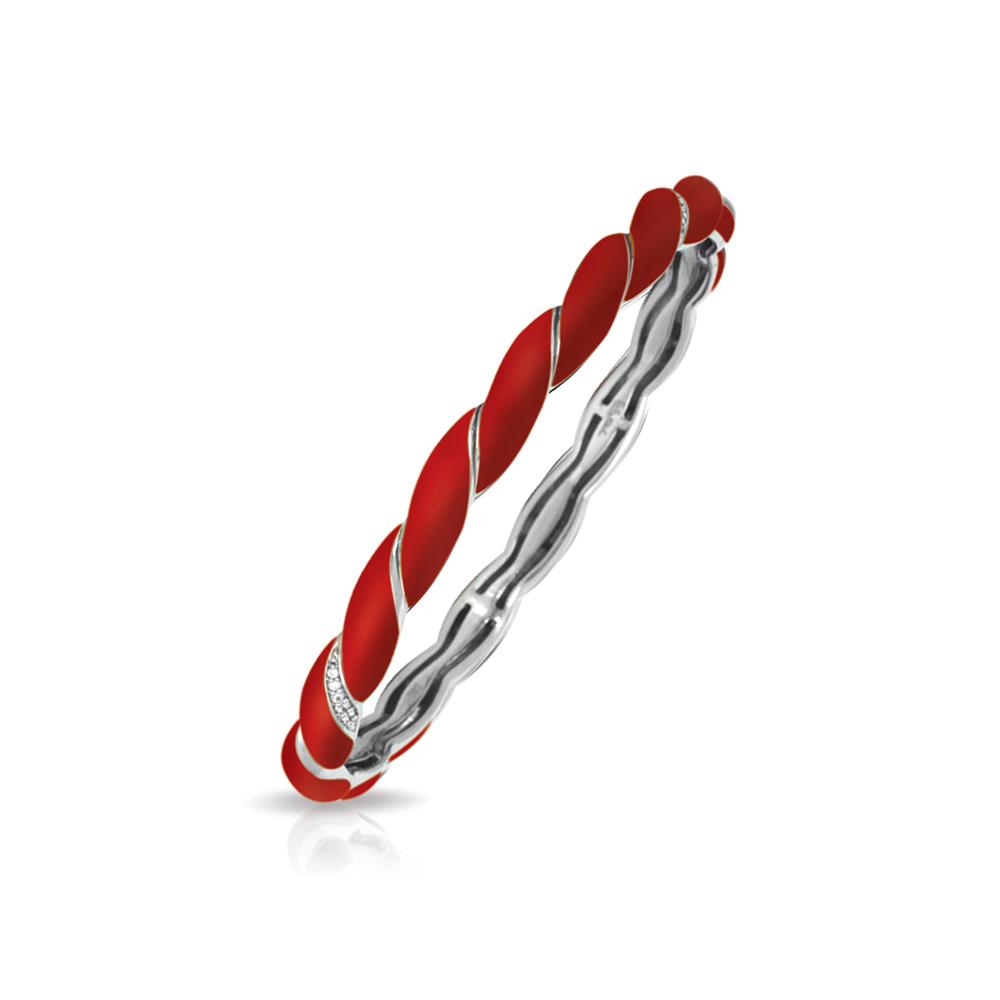 Sterling Silver Twist Grande Bangle