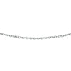 14K White Gold 2.9mm Textured Cable Chain Necklace