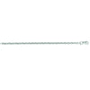 14K White Gold 2.9mm Lite Forsantina Chain Necklace