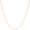 10K Yellow Gold 2.5mm Paperclip Chain Necklace