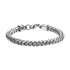 Steel Rounded Franco Chain Bracelet