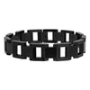 Matte Black Plated Link Bracelet