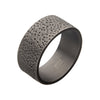 Antiqued Stainless Steel Magma Ring