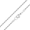 Steel French Rope Chain Necklace