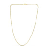 14K Two-Tone Gold 2.7mm Fancy Ice Chain Necklace