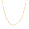 14K Tri-Color Gold 3.3mm Valentino Chain Necklace