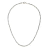 14K White Gold 4.2mm Paperclip Chain Necklace